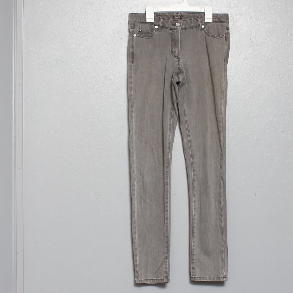 J. McGlaughlin gray low-mid rise gray skinny jeans